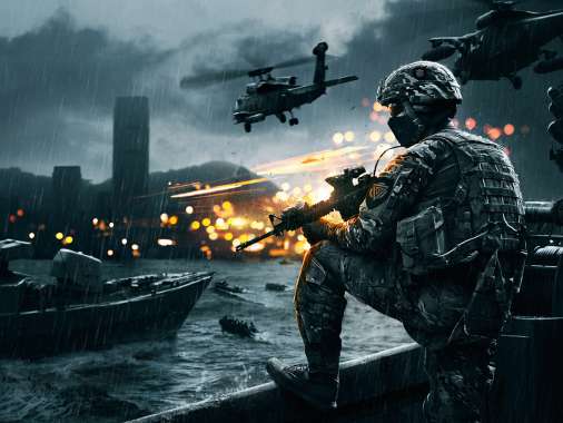 Battlefield 4 fan art Handy Horizontal Hintergrundbild
