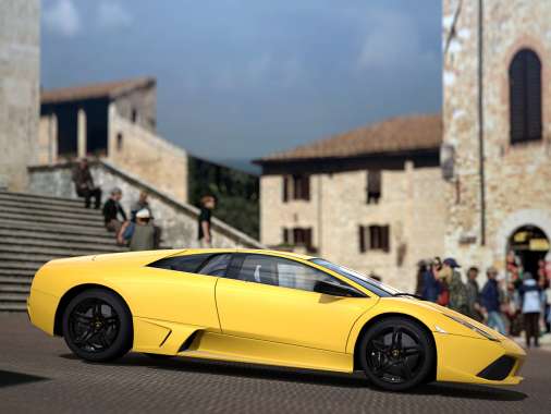 Gran Turismo 5 Handy Horizontal Hintergrundbild