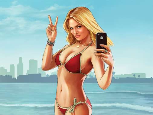 Grand Theft Auto 5 Handy Horizontal Hintergrundbild