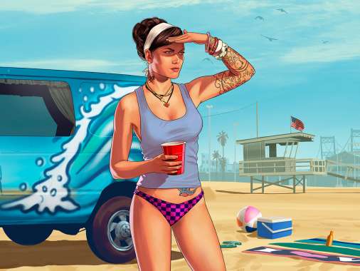Grand Theft Auto 5 Handy Horizontal Hintergrundbild