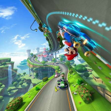 Mario Kart 8 Handy Horizontal Hintergrundbild
