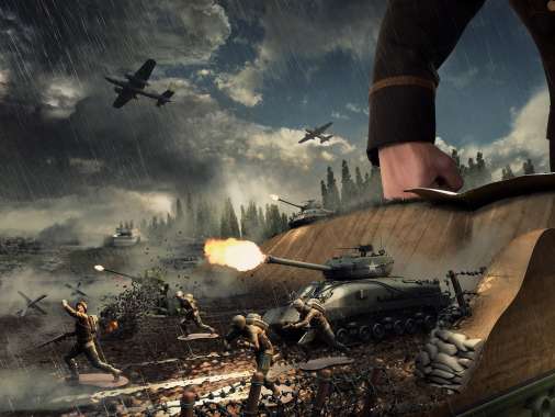 Panzer General Online Handy Horizontal Hintergrundbild