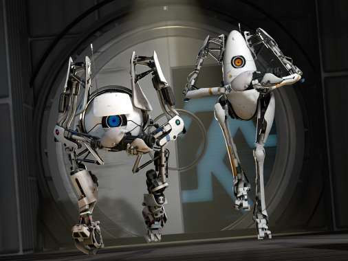 Portal 2 Handy Horizontal Hintergrundbild