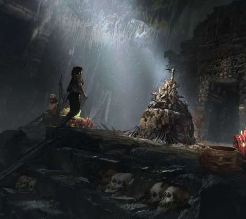 Shadow of the Tomb Raider Handy Horizontal Hintergrundbild