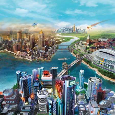 SimCity Handy Horizontal Hintergrundbild