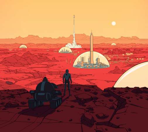 Surviving Mars Handy Horizontal Hintergrundbild