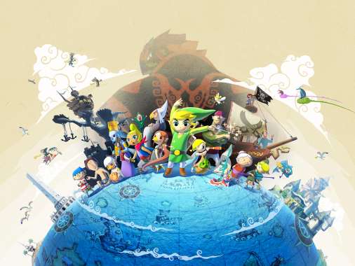 The Legend of Zelda: The Wind Waker HD Handy Horizontal Hintergrundbild