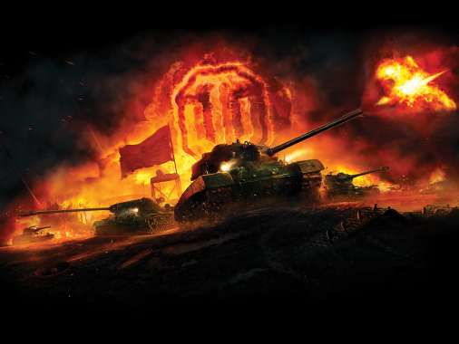 World of Tanks Handy Horizontal Hintergrundbild