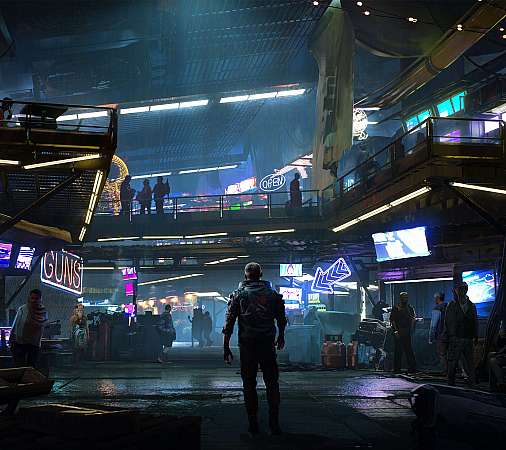 Cyberpunk 2077: Phantom Liberty Handy Horizontal Hintergrundbild