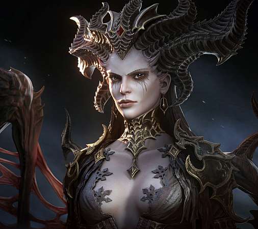 Diablo 4 fan art Handy Horizontal Hintergrundbild