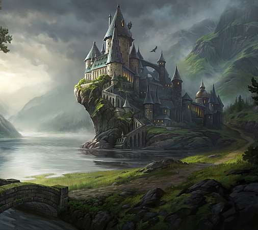 Hogwarts Legacy Handy Horizontal Hintergrundbild