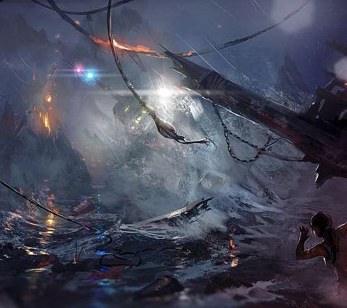 Tomb Raider Handy Horizontal Hintergrundbild