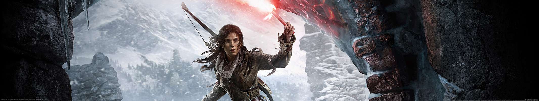 Rise of the Tomb Raider triple screen Hintergrundbild