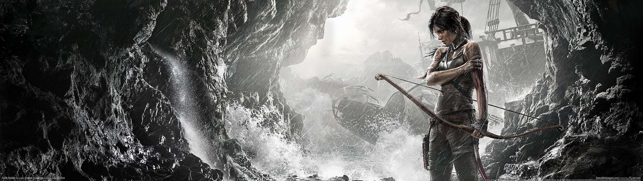 Tomb Raider dual screen Hintergrundbild