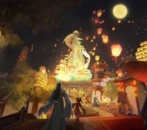 A Dream of Jianghu Handy Horizontal Hintergrundbild