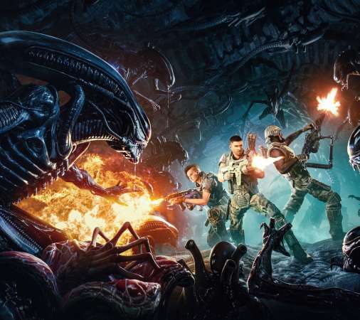 Aliens: Fireteam Handy Horizontal Hintergrundbild