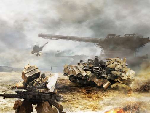 Armored Core 5 Handy Horizontal Hintergrundbild