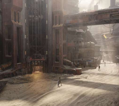 Ashfall Handy Horizontal Hintergrundbild