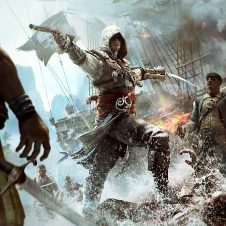 Assassin's Creed 4: Black Flag Handy Horizontal Hintergrundbild