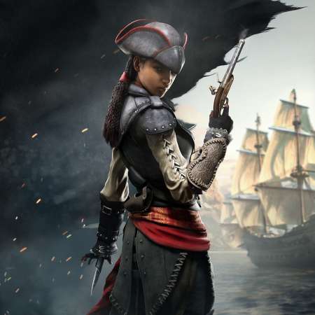 Assassin's Creed 4: Black Flag Handy Horizontal Hintergrundbild