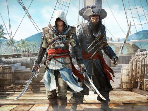 Assassin's Creed 4: Black Flag Handy Horizontal Hintergrundbild