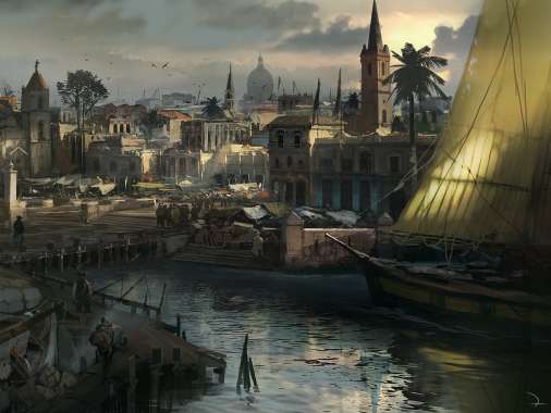 Assassin's Creed 4: Black Flag Handy Horizontal Hintergrundbild