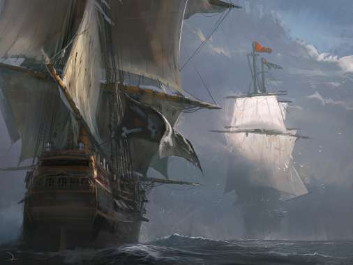 Assassin's Creed 4: Black Flag Handy Horizontal Hintergrundbild