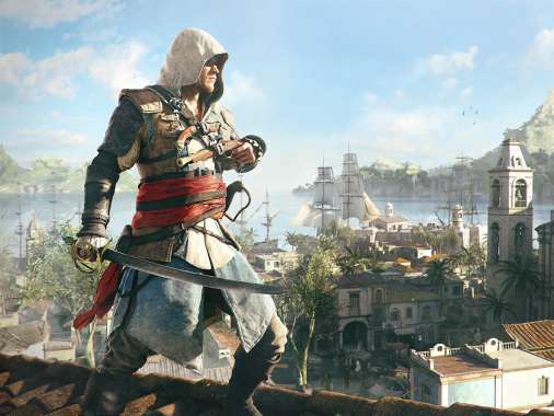 Assassin's Creed 4: Black Flag Handy Horizontal Hintergrundbild