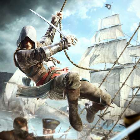 Assassin's Creed 4: Black Flag Handy Horizontal Hintergrundbild