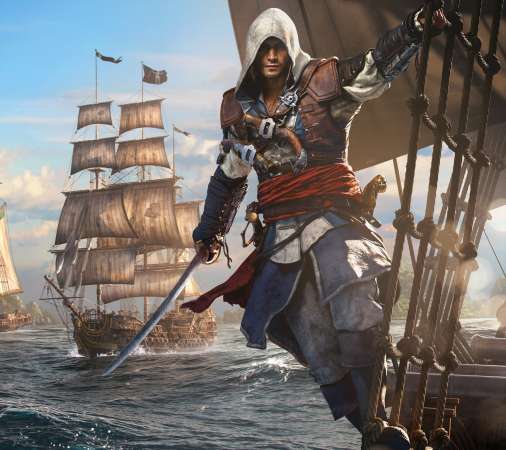 Assassin's Creed: Black Flag Resynced Handy Horizontal Hintergrundbild