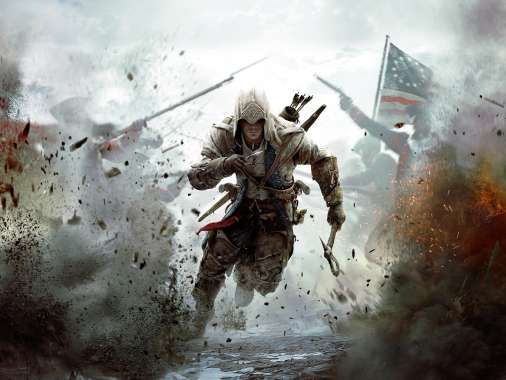 Assassin's Creed III Handy Horizontal Hintergrundbild