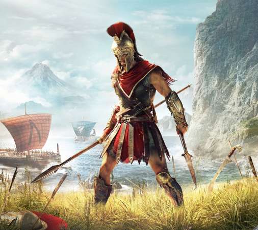 Assassin's Creed: Odyssey Handy Horizontal Hintergrundbild