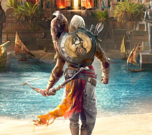 Assassin's Creed: Origins Handy Horizontal Hintergrundbild