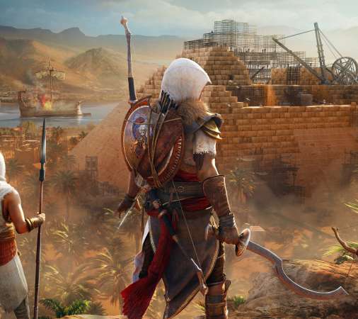 Assassin's Creed: Origins Handy Horizontal Hintergrundbild