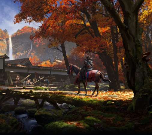 Assassin's Creed: Shadows Handy Horizontal Hintergrundbild