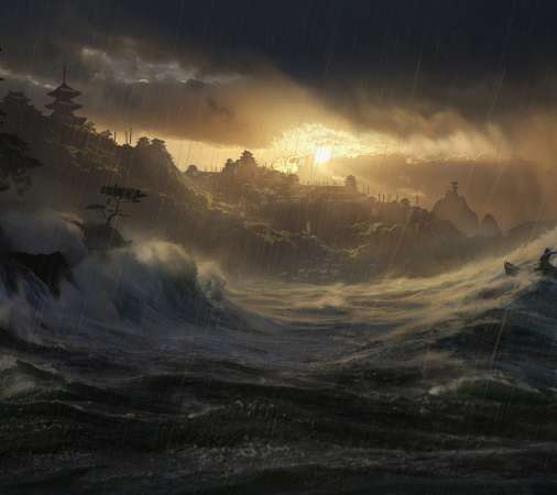 Assassin's Creed: Shadows Handy Horizontal Hintergrundbild