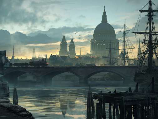 Assassin's Creed: Syndicate Handy Horizontal Hintergrundbild