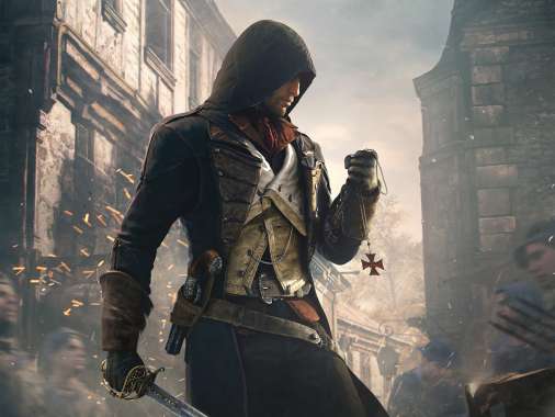 Assassin's Creed: Unity Handy Horizontal Hintergrundbild