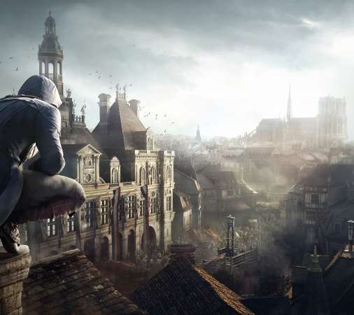 Assassin's Creed: Unity Handy Horizontal Hintergrundbild