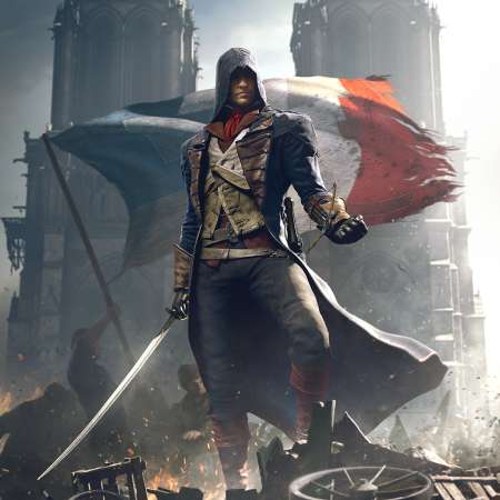 Assassin's Creed: Unity Handy Horizontal Hintergrundbild