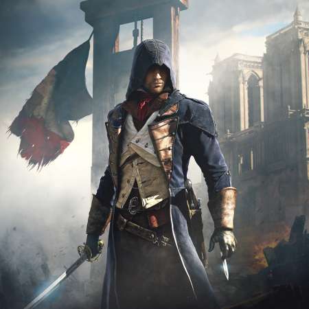 Assassin's Creed: Unity Handy Horizontal Hintergrundbild