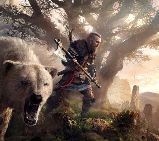 Assassin's Creed: Valhalla Handy Horizontal Hintergrundbild