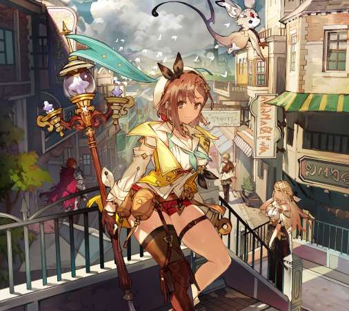 Atelier Ryza 2: Lost Legends & the Secret Fairy Handy Horizontal Hintergrundbild