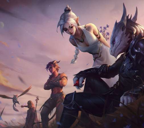 Baldur's Gate 3 fan art Handy Horizontal Hintergrundbild