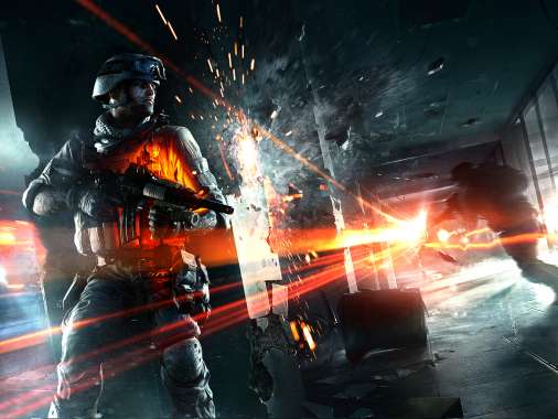 Battlefield 3: Close Quarters Handy Horizontal Hintergrundbild