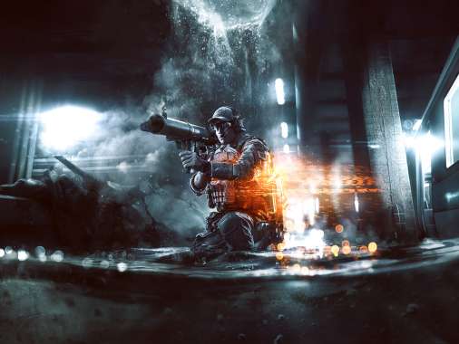 Battlefield 4: Second Assault Handy Horizontal Hintergrundbild