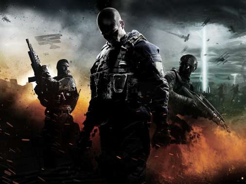 Call of Duty: Black Ops 2 Apocalypse Handy Horizontal Hintergrundbild