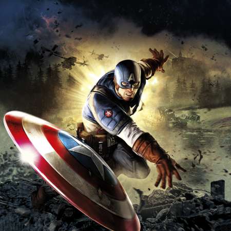 Captain America: Super Soldier Handy Horizontal Hintergrundbild