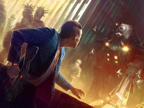 Cyberpunk 2077 Handy Horizontal Hintergrundbild