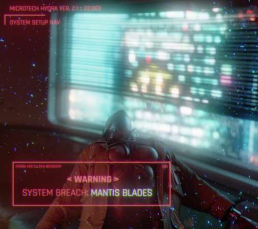 Cyberpunk 2077 Handy Horizontal Hintergrundbild